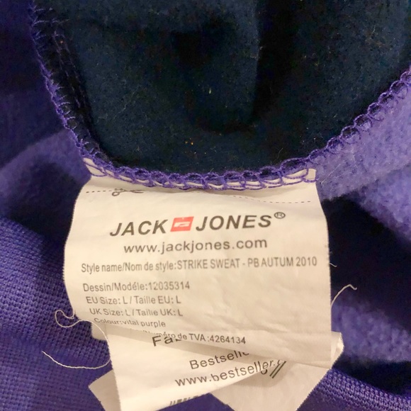Jack & Jones strike sweat Sport zip up jacket - Picture 4 of 4